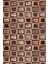 Modern Patchwork Kahverengi Dijital Baskı Halı Kaydırmaz Ince Yıkanabilir 2