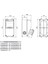 IP44 1 Adet Ön 5/32A 380V 2 Adet Yan 1/16A 220V Prizli V5 Kombinasyon Kutusu BD1-2134-2020 2