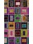 Modern Patchwork Karışık Renkli Dijital Baskı Halı Kaydırmaz Ince Yıkanabilir 2