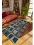 Modern Patchwork Kahverengi Dijital Baskı Halı Kaydırmaz Ince Yıkanabilir 1
