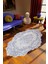 Salon Halısı Klasik Mavi Gri Kaydırmaz Kesme Yıkanabilir Ince Halı Tüysüz Kilim 1