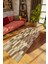 Modern Patchwork Krem Dijital Baskı Halı Kaydırmaz Ince Yıkanabilir 1