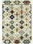Salon Halısı Kilim Desenli Otantik Eskitme Yeşil Kaydırmaz Kesme Yıkanabilir Ince Halı Tüysüz Kilim 2