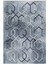 Salon Halısı Modern Geometrik Gümüş Gri Krem Kaydırmaz Kesme Yıkanabilir Ince Halı Tüysüz Kilim 2