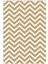 Salon Halısı Modern Zig Zag Kahverengi Krem Beyaz Kaydırmaz Kesme Yıkanabilir Ince Halı Tüysüz Kilim 2