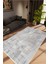 Salon Halısı Doku Eskitme Gri Kaydırmaz Kesme Yıkanabilir Ince Halı Tüysüz Kilim 1