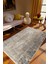 Salon Halısı Klasik Eskitme Gri Bej Kaydırmaz Kesme Yıkanabilir Ince Halı Tüysüz Kilim 1