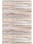 Salon Halısı Eskitme Çizgili Gri Kaydırmaz Kesme Yıkanabilir Ince Halı Tüysüz Kilim 2