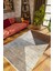 Salon Halısı Modern Patchwork Gri Krem Kahverengi Kaydırmaz Kesme Yıkanabilir Ince Halı Tüysüz Kilim 1