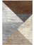 Salon Halısı Modern Patchwork Gri Krem Kahverengi Kaydırmaz Kesme Yıkanabilir Ince Halı Tüysüz Kilim 2