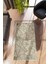 Modern Geometrik Krem Dijital Baskı Halı Kaydırmaz Ince Yıkanabilir 1