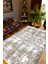 Salon Halısı Otantik Eskitme Baklava Desen Gri Kaydırmaz Kesme Yıkanabilir Ince Halı Tüysüz Kilim 1