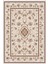 Figürlü Çiçekli Kilim Motifli Kahverengi Ekru Kaydırmaz Kesme Yıkanabilir Ince Halı 2