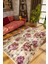 Salon Halısı Figürlü Çiçekli Bej Gülkkurusu Kaydırmaz Kesme Yıkanabilir Ince Halı Tüysüz Kilim 1
