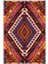 Kilim Desenli Otantik Eskitme Kahverengi Kaydırmaz Kesme Yıkanabilir Ince Halı 2