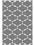 Salon Halısı Modern Geometrik Gri Beyaz Kaydırmaz Kesme Yıkanabilir Ince Halı Tüysüz Kilim 2
