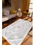 Salon Halısı Klasik Gri Kaydırmaz Kesme Yıkanabilir Ince Halı Tüysüz Kilim 1