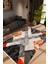 Salon Halısı Modern Gümüş Kırmızı Gri Siyah Turuncu Kaydırmaz Yıkanabilir Ince Halı Tüysüz Kilim 1