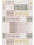 Salon Halısı Modern Patchwork Gri Kaydırmaz Kesme Yıkanabilir Ince Halı Tüysüz Kilim 2