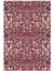 Salon Halısı Modern Eskitme Pembe Bordo Kahverengi Kaydırmaz Yıkanabilir Ince Halı Tüysüz Kilim 2