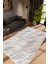 Salon Halısı Modern Eskitme Gri Kaydırmaz Kesme Yıkanabilir Ince Halı Tüysüz Kilim 1
