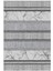 Salon Halısı Modern Çizgili Gri Kaydırmaz Kesme Yıkanabilir Ince Halı Tüysüz Kilim 2