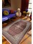 Salon Halısı Klasik Kahverengi Kaydırmaz Kesme Yıkanabilir Ince Halı Tüysüz Kilim 1