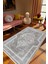 Salon Halısı Klasik Gri Kaydırmaz Kesme Yıkanabilir Ince Halı Tüysüz Kilim 1