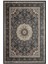 Salon Halısı Klasik Eskitme Gri Kaydırmaz Kesme Yıkanabilir Ince Halı Tüysüz Kilim 2