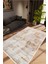 Salon Halısı Doku Eskitme Kahverengi Kaydırmaz Kesme Yıkanabilir Ince Halı Tüysüz Kilim 1