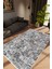 Salon Halısı Modern Patchwork Mozaik Desen Gri Kaydırmaz Kesme Yıkanabilir Ince Halı Tüysüz Kilim 1