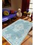 Salon Halısı Klasik Mavi Kaydırmaz Kesme Yıkanabilir Ince Halı Tüysüz Kilim 1
