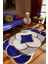 Salon Halısı Klasik Modern Altın Gri Mavi Metalik Kaydırmaz Kesme Yıkanabilir Ince Halı Tüysüz Kilim 1