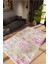 Salon Halısı Doku Eskitme Kahverengi Gri Mor Kaydırmaz Kesme Yıkanabilir Ince Halı Tüysüz Kilim 1