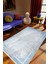 Salon Halısı Klasik Mavi Kaydırmaz Kesme Yıkanabilir Ince Halı Tüysüz Kilim 1