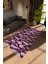 Modern Mor Dijital Baskı Halı Kaydırmaz Ince Yıkanabilir 1