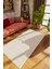 Modern Eskitme Krem Dijital Baskı Halı Kaydırmaz Ince Yıkanabilir 1