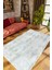 Salon Halısı Modern Eskitme Baklava Desen Gri Kaydırmaz Kesme Yıkanabilir Ince Halı Tüysüz Kilim 1