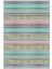 Salon Halısı Eskitme Çizgili Gri Kaydırmaz Kesme Yıkanabilir Ince Halı Tüysüz Kilim 2