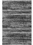 Salon Halısı Modern Eskitme Siyah Gri Kaydırmaz Kesme Yıkanabilir Ince Halı Tüysüz Kilim 2