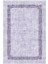 Salon Halısı Doku Eskitme Mor Indigo Kaydırmaz Kesme Yıkanabilir Ince Halı Tüysüz Kilim 2