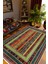 Salon Halısı Kilim Otantik Eskitme Kahverengi Kaydırmaz Yıkanabilir Ince Halı Tüysüz Kilim 1