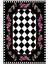 Salon Halısı Figürlü Çiçekli Siyah Beyaz Mor Kaydırmaz Kesme Yıkanabilir Ince Halı Tüysüz Kilim 2