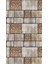 Modern Patchwork Gri Dijital Baskı Halı Kaydırmaz Ince Yıkanabilir 2