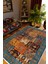 Salon Halısı Kilim Otantik Eskitme Lacivert Kaydırmaz Yıkanabilir Ince Halı Tüysüz Kilim 1