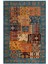 Salon Halısı Kilim Otantik Eskitme Lacivert Kaydırmaz Yıkanabilir Ince Halı Tüysüz Kilim 2