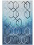 Salon Halısı Modern Geometrik Lacivert Mavi Gri Kaydırmaz Kesme Yıkanabilir Ince Halı Tüysüz Kilim 2