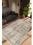 Salon Halısı Modern Eskitme Kahverengi Kaydırmaz Kesme Yıkanabilir Ince Halı Tüysüz Kilim 1