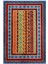 Salon Halısı Kilim Desenli Otantik Eskitme Bordo Kaydırmaz Kesme Yıkanabilir Ince Halı Tüysüz Kilim 2