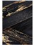 Salon Halısı Modern Metalik Altın Gold Gri Kaydırmaz Kesme Yıkanabilir Ince Halı Tüysüz Kilim 2